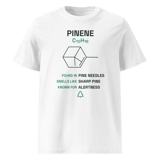 Pinene Tee — Pine Forest — White